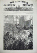 Old Antique Print 1877 Trial Detectives Bailey Judge Court Kurr Convict 19th