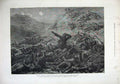 Original Old Antique Print War 1877 Effects Breechloaders Turkish Loss Fine Art