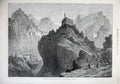 Old Antique Print War 1877 Bayazid Koordish Town Persia Turkey Fine Art 19th