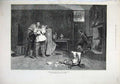 Old Antique Print Fine Art 1877 Intercepted Despatches Men Reading Letter 19th