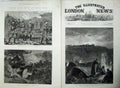 Old Antique Print War 1877 Russian Deserter Plevna Bivouac Guns Army Art 19th