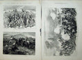 Old Antique Print 1877 War Turkish Artillery Battle Kaceljevo Kizil-Tepe 19th