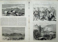 Old Antique Print War 1877 Suleiman Pasha Balkans Valley Tundja Railway 19th