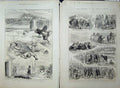 Old Antique Print War 1877 Massacres Yeni Zara Russian Spy Horses Shumla 19th