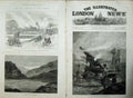Antique Old Print Fine Art1877 Hainkioi Pass Blakans Railway Station Kars 19th