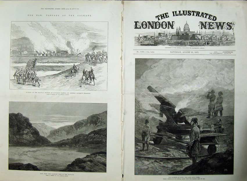 Antique Old Print Fine Art1877 Hainkioi Pass Blakans Railway Station Kars 19th