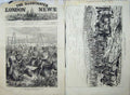 Old Antique Print War 1877 Cossacks Camp Mohammedan Fratesti Horses Army 19th