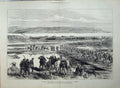 Old Antique Print War 1877 Passage Danube Russians Simnitza Army Siers 19th