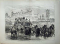 Antique Print *0218 1877 Funeral Thiers Procession Boulevard Chateau D'Eau