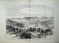Old Antique Print War 1877 Gravitza Redoubt Turkish Position Plevna Army 19th