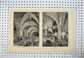Original Old Antique Print 1877 Mason'S Strike Law Courts Dining-Room Larder
