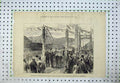Original Old Antique Print 1877 Prince Wales Naval Cadet Training Ship Britania