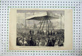 Old Antique Print 1877 Gladstone University College Nottingham Foundation 19th