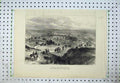 Old Antique Print War 1877 View Valley Lom Mountains River Horses Trees 19th