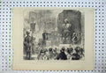 Old Antique Print 1877 Rubens Festival Antwerp Inauguration Bust Museum 19th