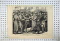Old Antique Print 1877 War Reading Telegrams Nevsky Prospect Petersburg 19th