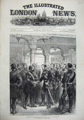 Old Antique Print 1878 General Skobeleff Osman Pasha Constantinople Art 19th