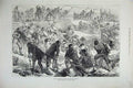 Old Antique Print 1878 Turks Work Gallipoli Digging Army Country Sketch 19th