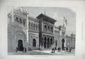 Original Old Antique Print 1878 Paris Exhibition Fine Art Spanish Pavilion 19th