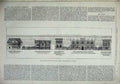 Old Antique Print 1878 English Faáade Central Avenue Paris Exhibition Art 19th