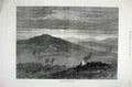 Old Antique Print 1878 Fine Art Plevna Surrender Mountains Moonlight Fire 19th