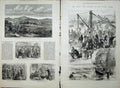 Old Antique Print Kaffir War 1878 Lovedale Training College Troop Ship 19th