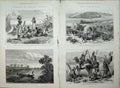 Original Old Antique Print Kaffir War 1878 Women Mazaro Zambesi Kwa-Kwa Tembus