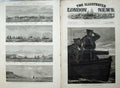 Old Antique Print 1878 British Ship Marmora Fine Art Dardanelles Chanak 19th