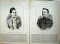 Antique Old Print Princess Charlotte Prussia Bernhard Saxe-Meiningen 1878 19th