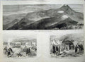 Old Antique Print War 1878 Turkish Russian Kamarli Redoubt Mahemet Ali 19th