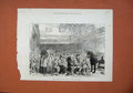 Original Old Antique Print 1878 Free Breakfast Poor Whitecross Street Food 19th