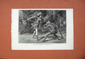 Original Old Antique Print 1878 Scene Pantomime Christmas Gaiety Theatre 19th