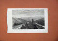 Original Old Antique Print 1878 Kaffir War King Williams Town Aqueduct Fine Art