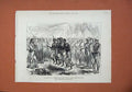 Old Antique Print 1878 Kaffir War Amusements Camp Fingoes Dancing Dance 19th
