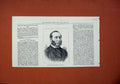Original Old Antique Print 1878 Portrait Mr Wykeham Martin House Commons 19th