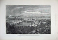 Old Antique Print 1879 Queen Journey Itlay Cherbourg Sailing Ships Town 19th