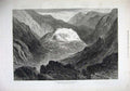 Original Old Antique Print 1879 Afghan War Fort Ali Musjid Mountains Fine Art