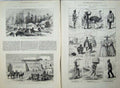 Antique Old Print War South Africa 1879 Verulam Laager Ostrich Kaffir Men 19th