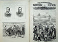 Antique Old Print 1879 Zulu War Fort Ekowe Pretoria Ship Dunn Pearson Men 19th