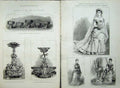 Antique Old Print 1879 Wedding Duke Connaught Bridal Dress Louise Prussia 19th
