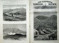 Old Antique Print Afghan War 1879 Lala Cheena Khyber River Fort Musjid 19th