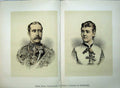Original Old Antique Print 1879 Portrait Duke Duchess Connaught Sepia Art 19th