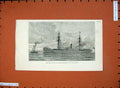 Old Antique Print 1879 Troop Ships Zulu War Reinforcements Dublin Castle 19th