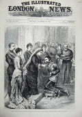 Old Antique Print 1879 Queen Officers Army Afghan Zulu War Windsor Castle 19th