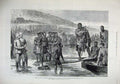 Old Antique Print 1879 Cetewayo Port Durnford Zululand War Natives Boat 19th