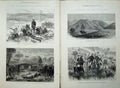 Antique Old Print Zulu War 1879 Lord Chelmsford Ulundi Lysons Camp Paul'S 19th