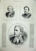 Old Antique Print 1880 John Low Captain Butson Lancers War Serjeant Parry 19th