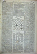 Original Old Antique Print 1880 Twenty Two Pages Illustrated London News Paper