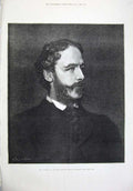 Old Antique Print 1880 Earl Cowper Lord Lieutenant Ireland Man Fine Art 19th