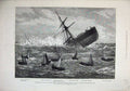 Old Antique Print 1880 Union Company Mail Steam Ship American Life-Boat 19th